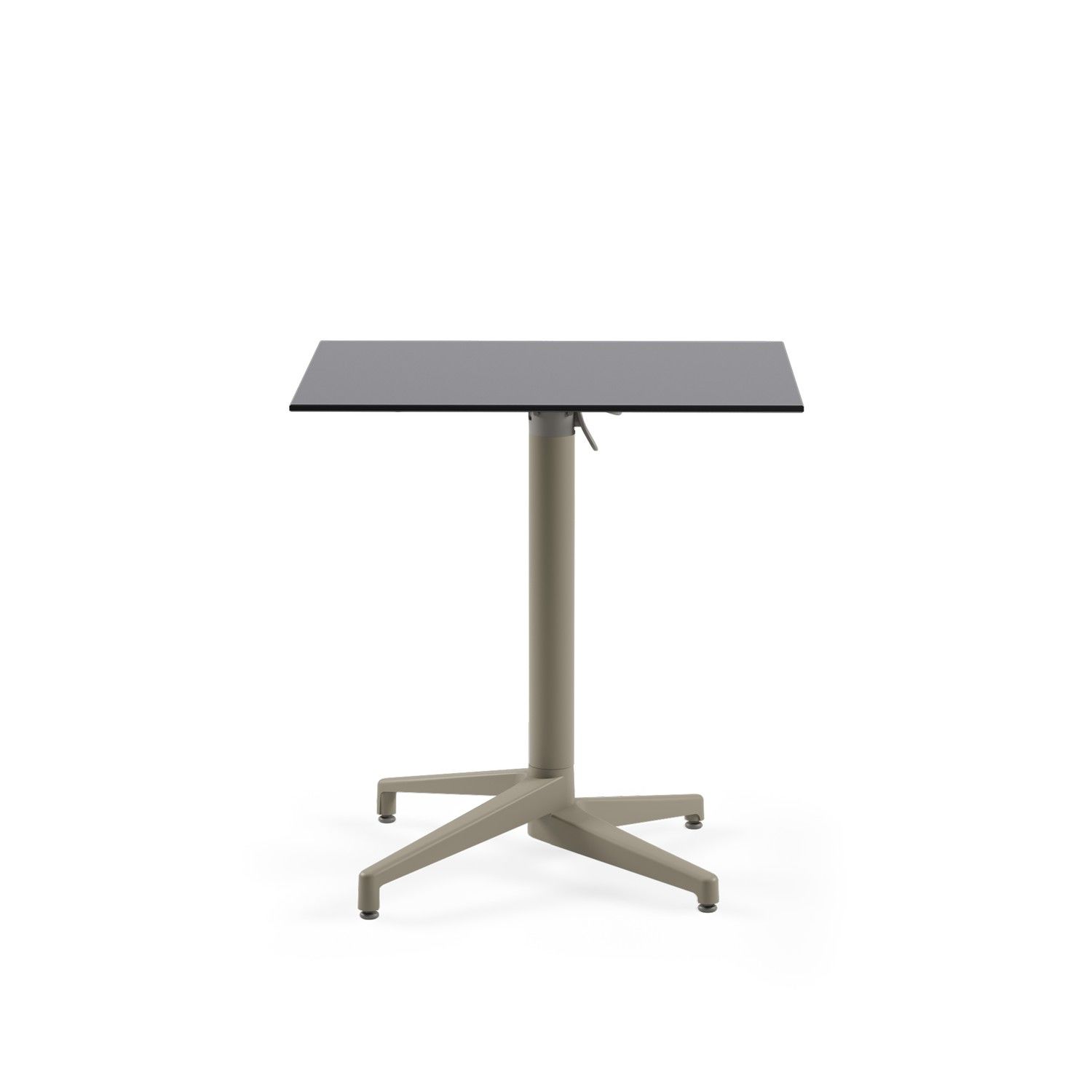 Antrasit Compact Katlanır Paslanmaz Restaurant Masası 77x77