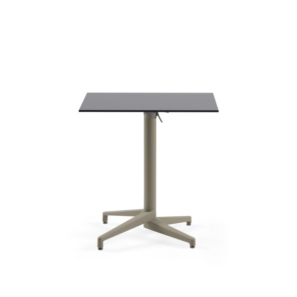 Antrasit Compact Katlanır Paslanmaz Restaurant Masası 77x77