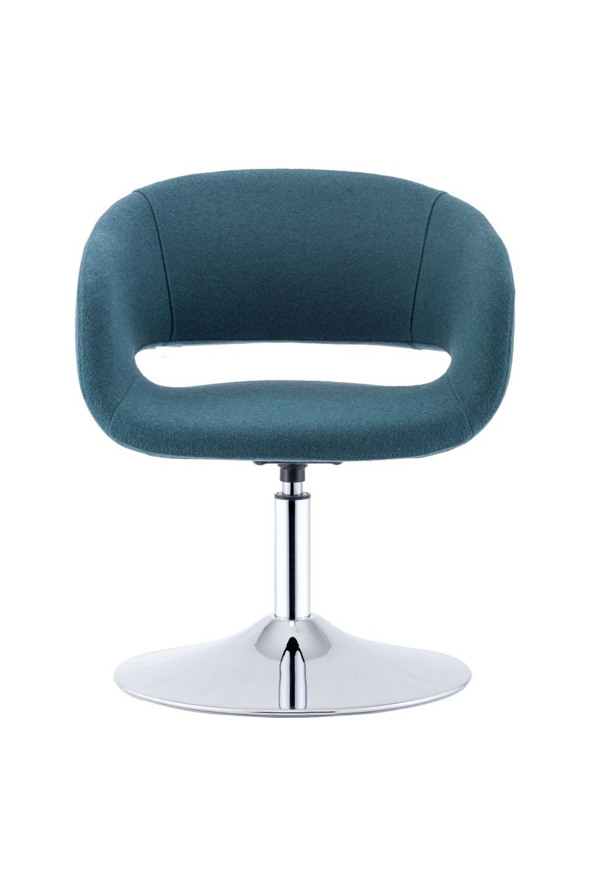 Elegant Petrol Mavisi Ofis Bekleme Koltuğu