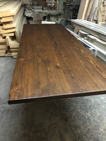 Doğal Kütük Masa Üst Tablası 200x100 cm Mutfak Salon Cafe Restoran Otel Masası İçin Şık ve Dayanıklı Ahşap Tabla