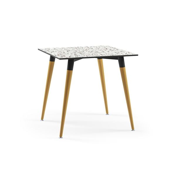Terrazzo Mermer Compact Kare Mutfak Masası