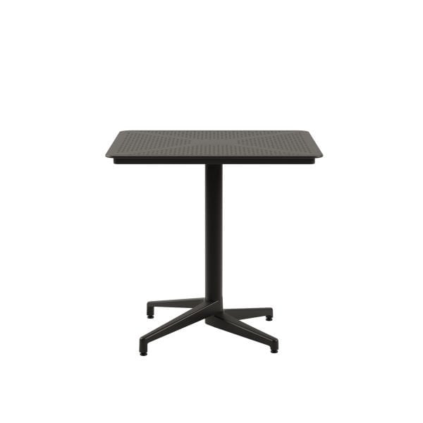 Siyah 4 Kişilik 80x80 cm Bahçe Masa Sandalye Takımı