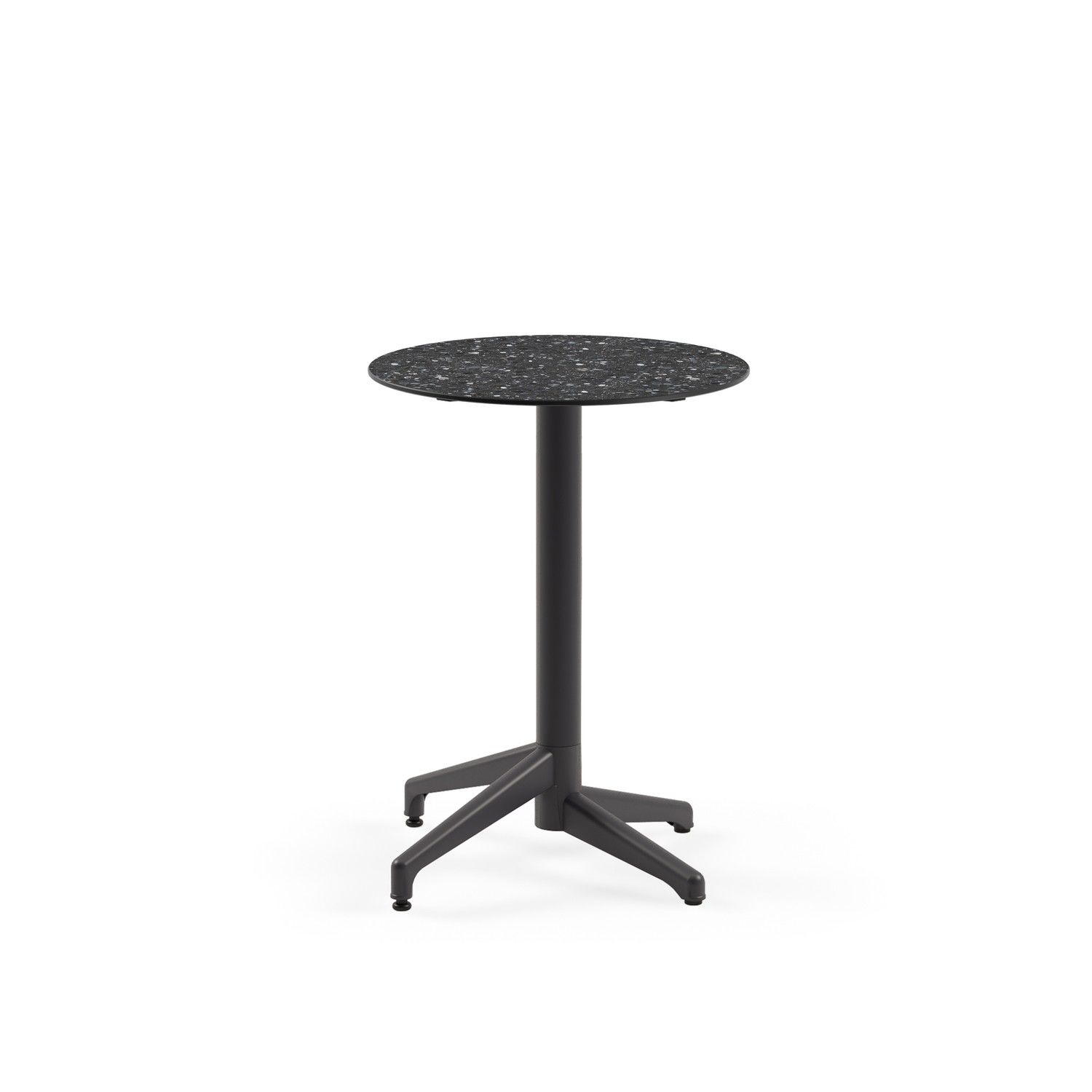 Paslanmaz Compact Yuvarlak Masa 60 cm | Dış Mekan Bahçe ve Kafe Masası