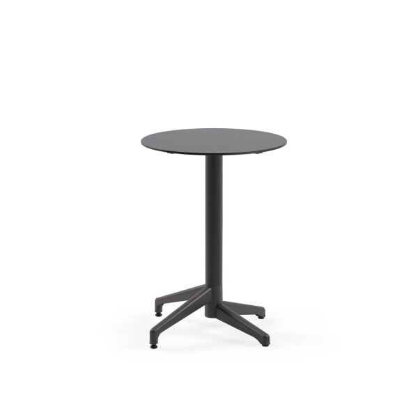 Antrasit Compact Yuvarlak Bahçe Masası Ø60