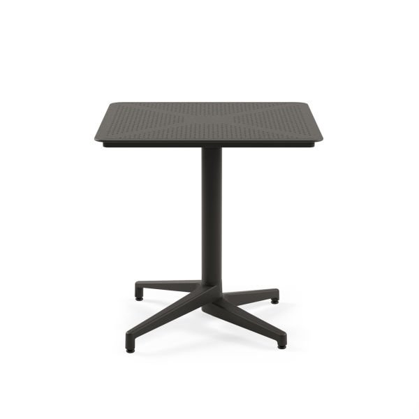 Siyah Cafe Bahçe Masa Sandalye Takımı 2 Kişilik 70x70 cm