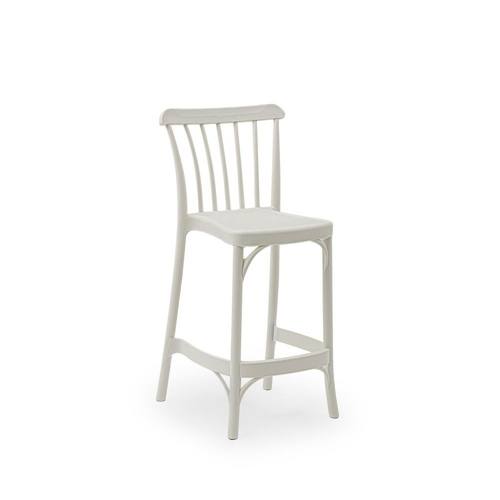 65 cm Bej Bahçe Bar Sandalyesi | Cafe Ve Dış Mekan