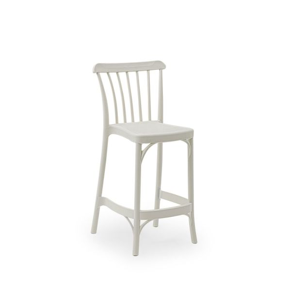 65 cm Bej Bahçe Bar Sandalyesi | Cafe Ve Dış Mekan