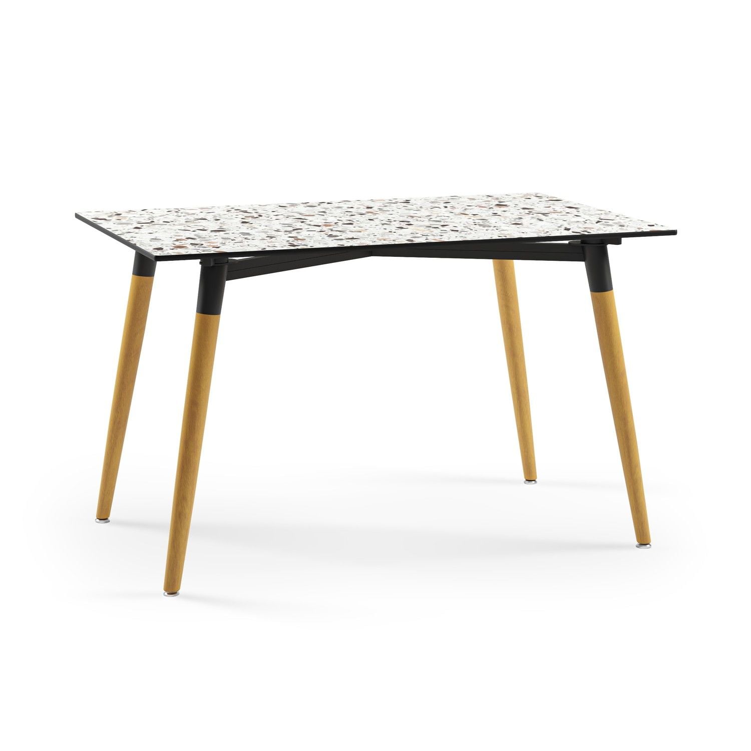 Ahşap Ayah Terrazzo Compact Laminat Mutfak Masası