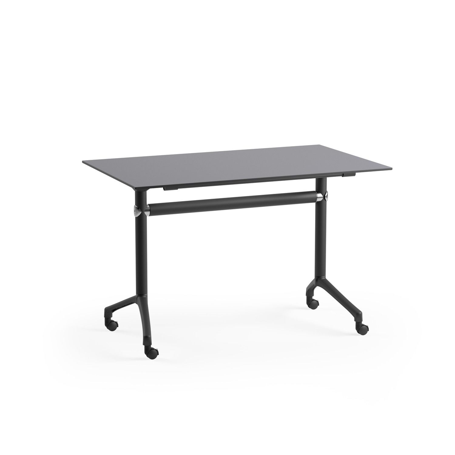 Antrasit Compact Katlanır Tekerlekli Ofis Çalışma Masası