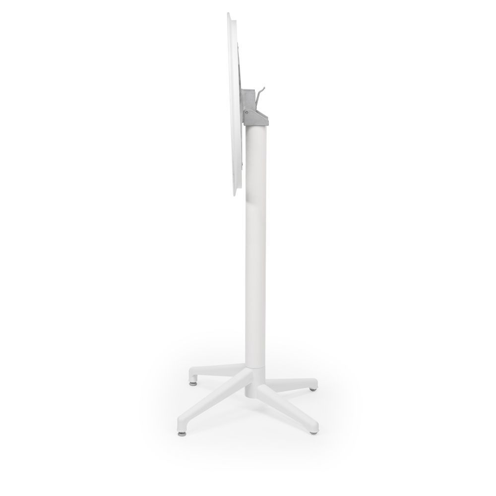 Beyaz 60 cm Katlanabilir Bahçe Bar Masası Bistro Modeli