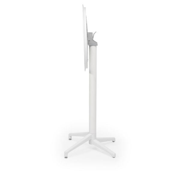 Beyaz 60 cm Katlanabilir Bahçe Bar Masası Bistro Modeli