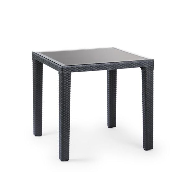 Antrasit Dış Mekan Bahçe Masası 80x80.cm