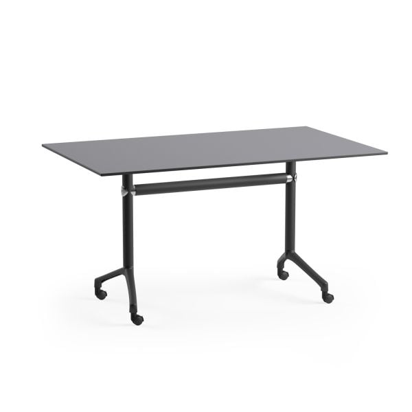 Antrasit Compact Tekerlekli Katlanır Ofis Masası 90x150