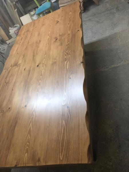 Kütük Salon Masası Açık Ceviz 200x100.cm