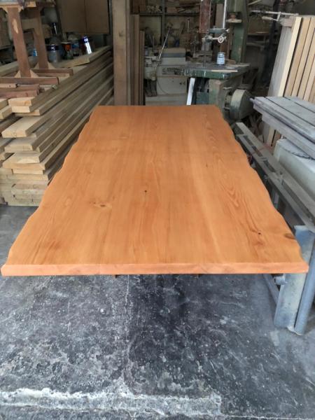 Göknar Kütük Masa Üstü Tablası 80x180 cm | 4 cm
