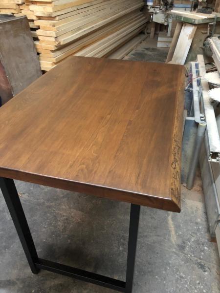 Doğal Kenar Kütük Bar Masası 120x80x105.cm