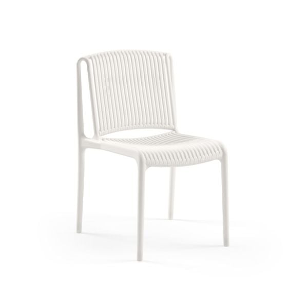 Beyaz Katlanır Masa Sandalye Takımı 4 Kişilik 80x80