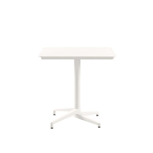 Beyaz Katlanır Masa Sandalye Takımı 4 Kişilik 80x80