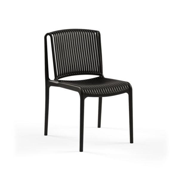 Siyah Katlanır Bahçe Masa Takımı 4 Kişilik 80x80