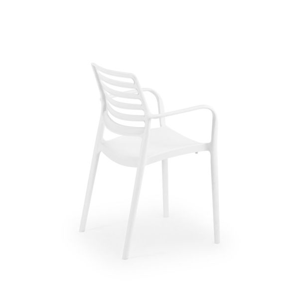 Beyaz 70x70 Bahçe Masa Sandalye Takımı 2 Kişilik