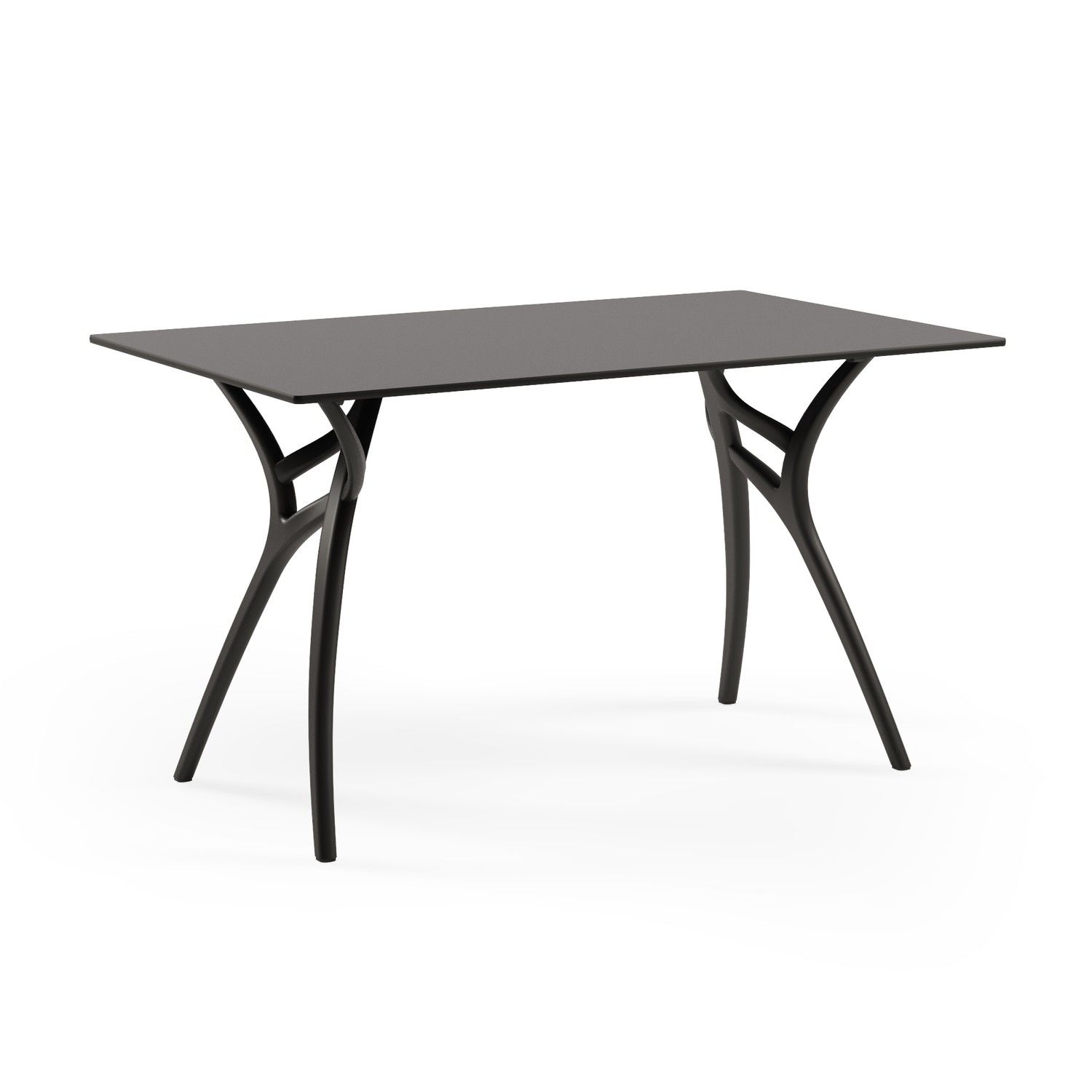 Antrasit Compact Bahçe ve Mutfak Masa 80x140 Dayanıklı