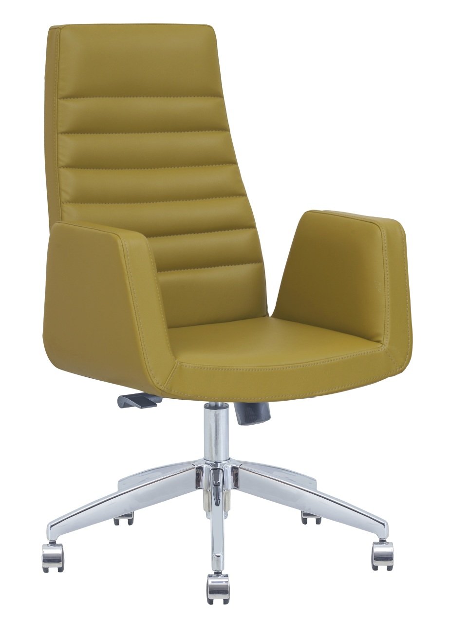 Arog Yeşil Ofis Yönetici Koltuğu Ergonomik Krom Ayak