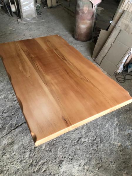 Naturel Kayın Ağacı Kütük Masa Üstü 140x80 cm
