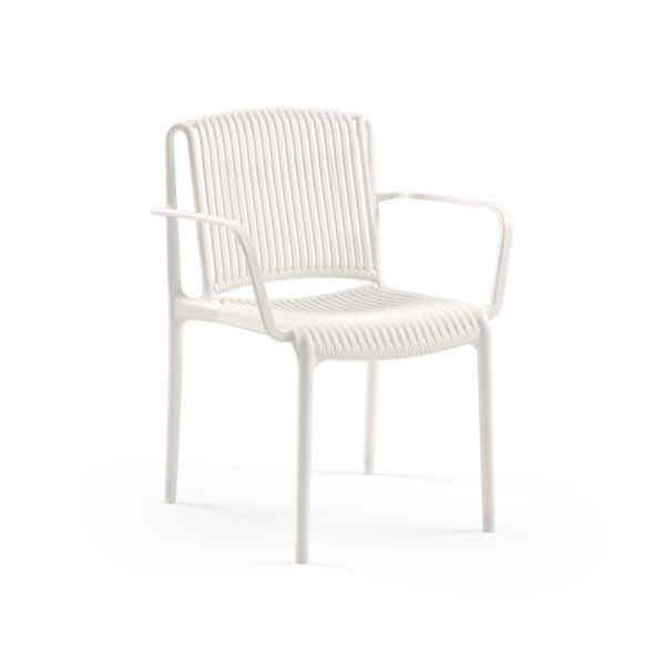 Beyaz Bahçe Masa Sandalye Takımı 2 Kişilik Set 60 cm