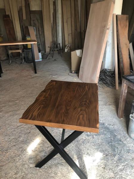 Göknar Kütük Masa 70x90 cm Küçük Alanlar İçin Kafe ve Mutfak
