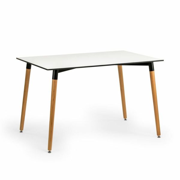 Isıya Ve Çizilmeye Karşı Çok Dayanıklı Örtü Sermeden Kullanılır Beyaz Compact Masa Sandalye Takımı 77x120.cm