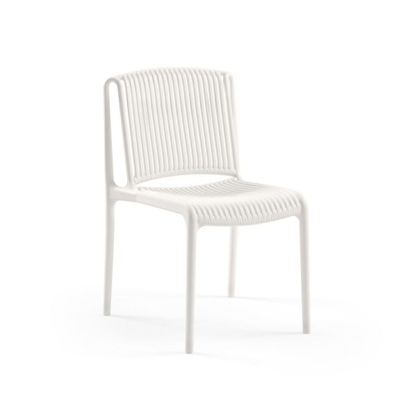 Beyaz 2 Kişilik Bahçe Masa Sandalye Takımı 60 cm
