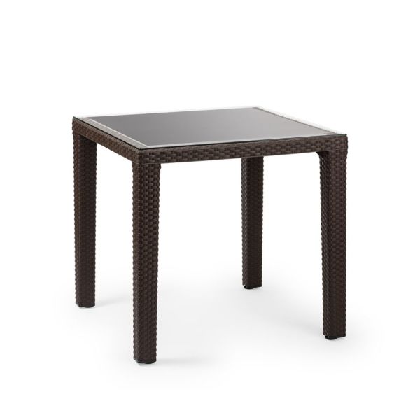 Venge Bahçe Masa Sandalye Takımı 4 Kişilik 80x80 cm