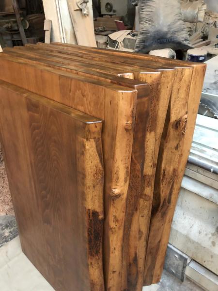 Kütük Masa Üstü Tablası Ceviz Rengi-120x75.cm