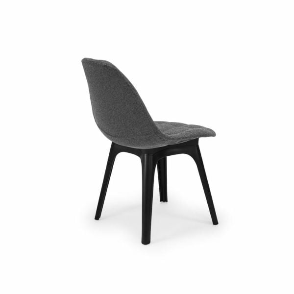 Antrasit Cafe Sandalyesi | Siyah Ayaklı Modern Sandalye
