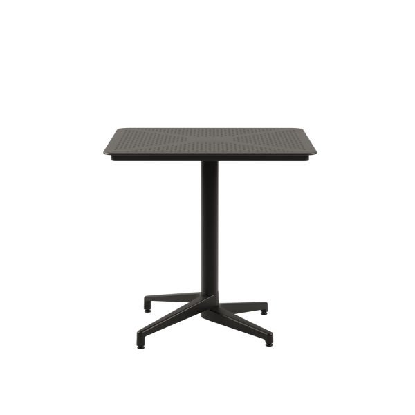 Siyah 4 Kişilik Katlanır Bahçe Masa Sandalye Takımı 80x80