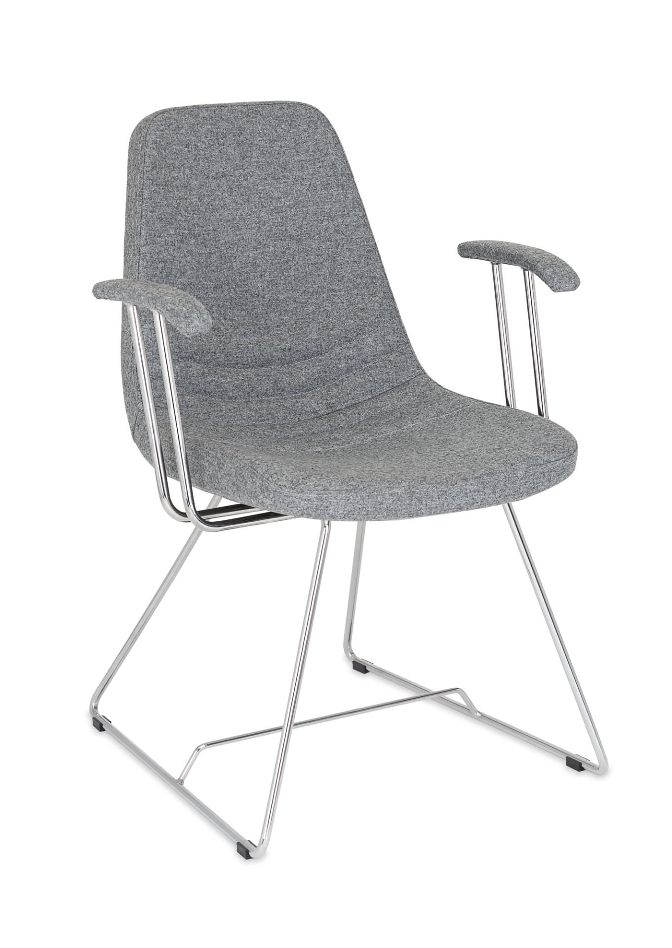 Parker Kollu Gri Kaşe Kumaş Ofis Sandalyesi Ergonomik Şık ve Dayanıklı Tasarım