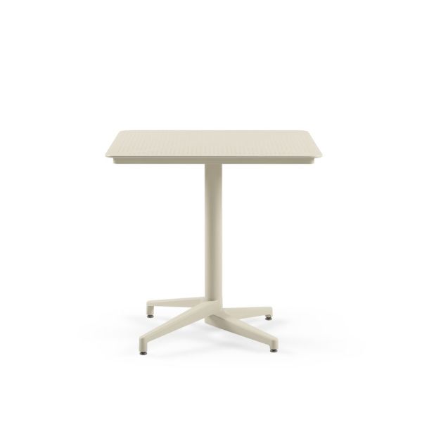 Bej Gövde Kırmızı Beyaz Fileli Bahçe Masa Sandalye Takımı