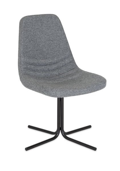 Modern Parker Rahat Gri Kaşe Kumaş Ofis Bekleme Sandalyesi Ergonomik Dayanıklı Metal Ayaklı Ücretsiz Kargo