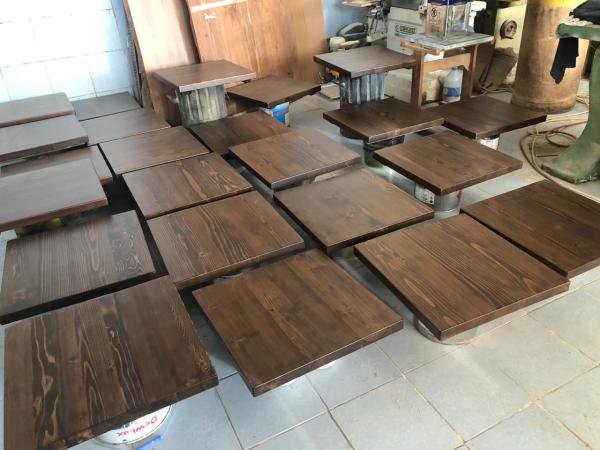 Kütük Masa Üstü 70x70.cm