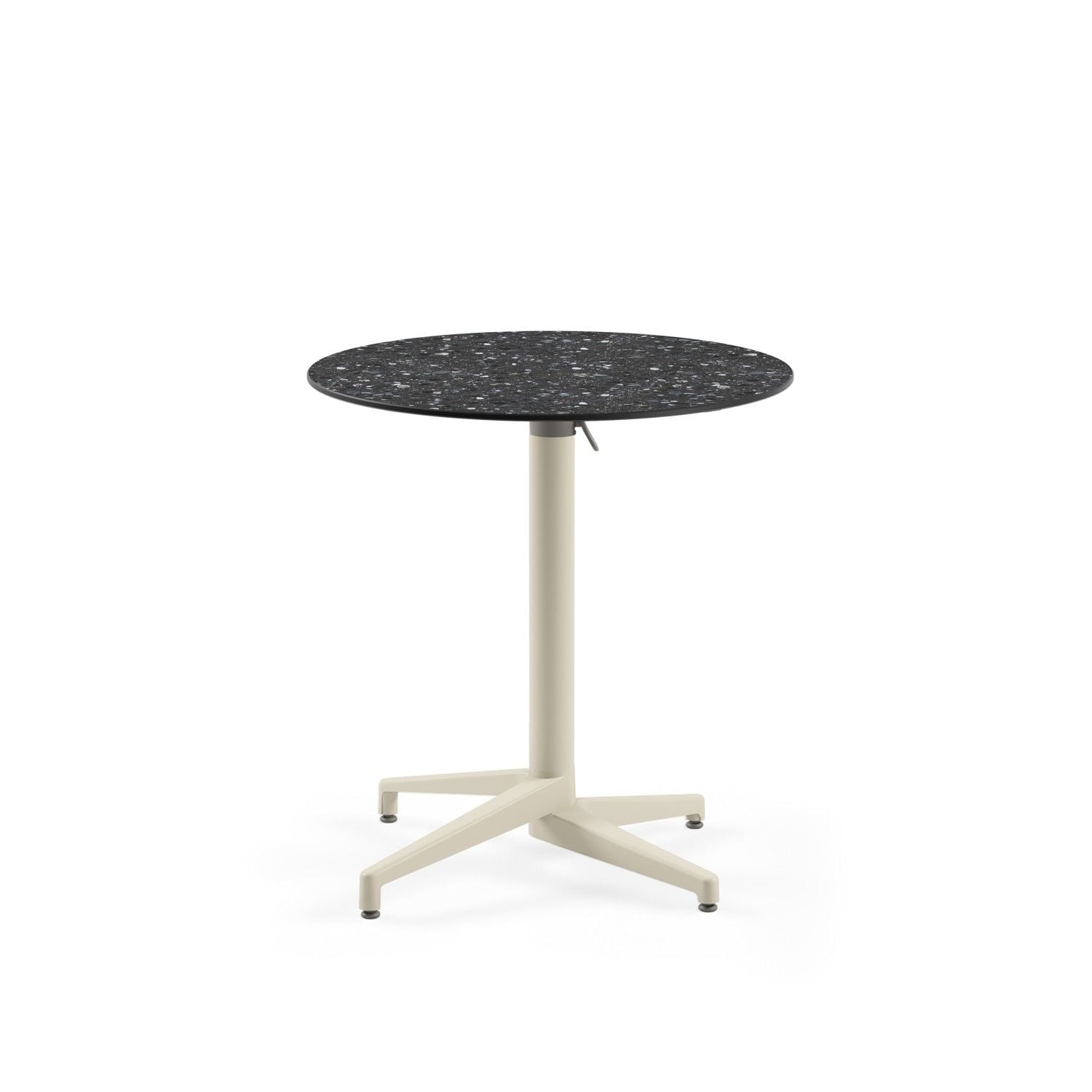 Paslanmaz Katlanır Yuvarlak Masa Compact Masa Üstü 77 cm