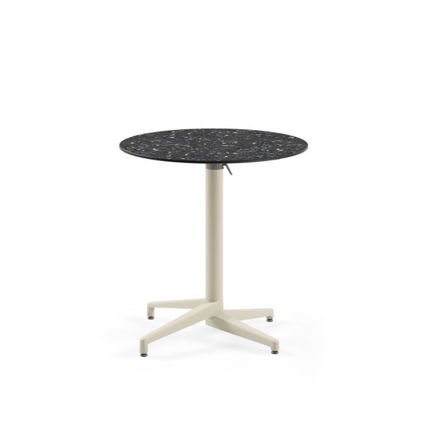 Paslanmaz Katlanır Yuvarlak Masa Compact Masa Üstü 77 cm