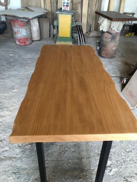 Kayın Kütük Bar Masası 55x150.cm