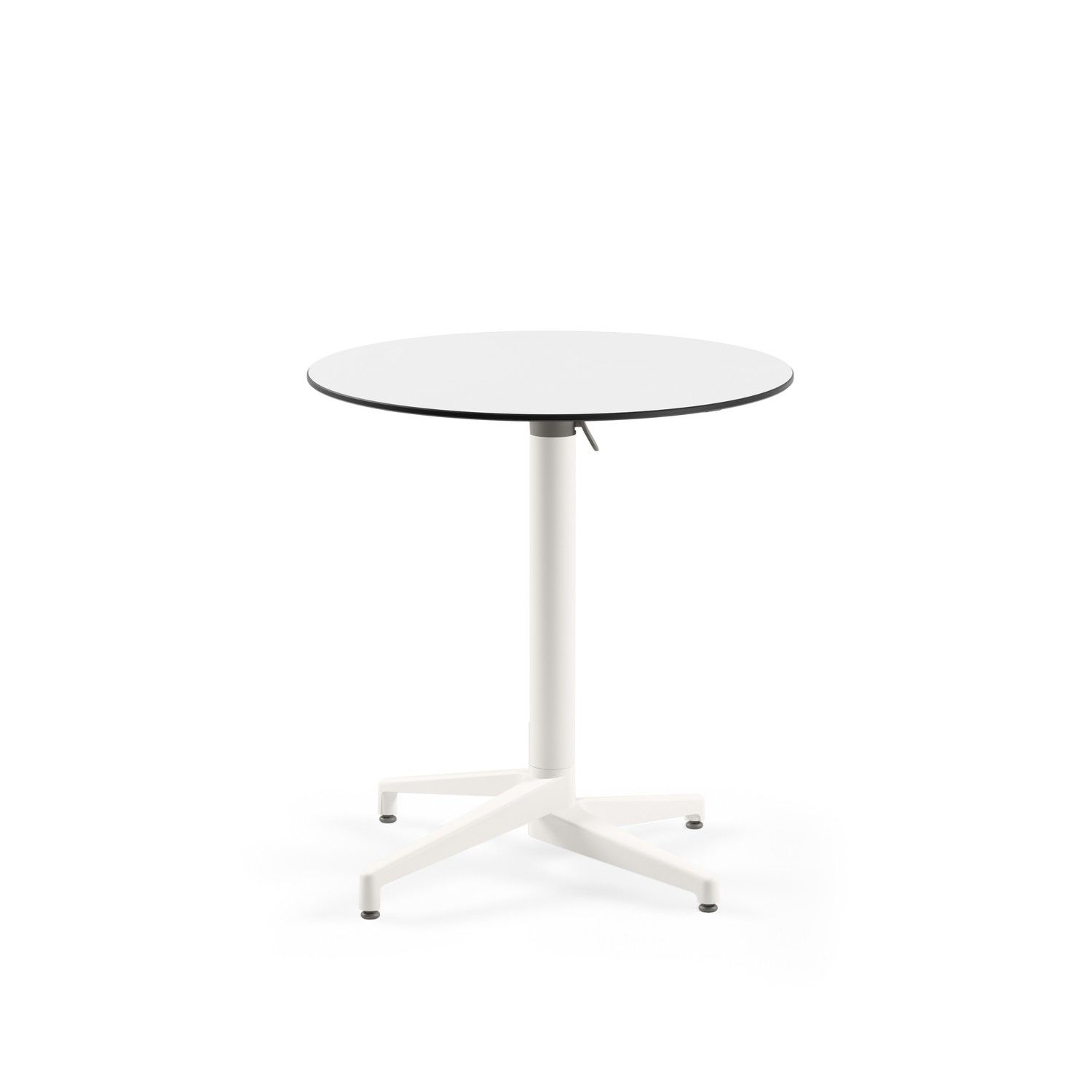 Beyaz Compact Katlanabilir Otel Masası 77 cm İç Dış Mekan