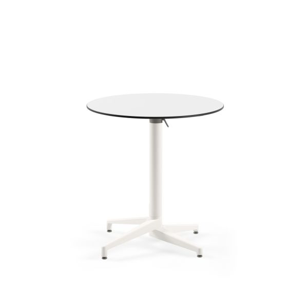 Beyaz Compact Katlanabilir Otel Masası 77 cm İç Dış Mekan