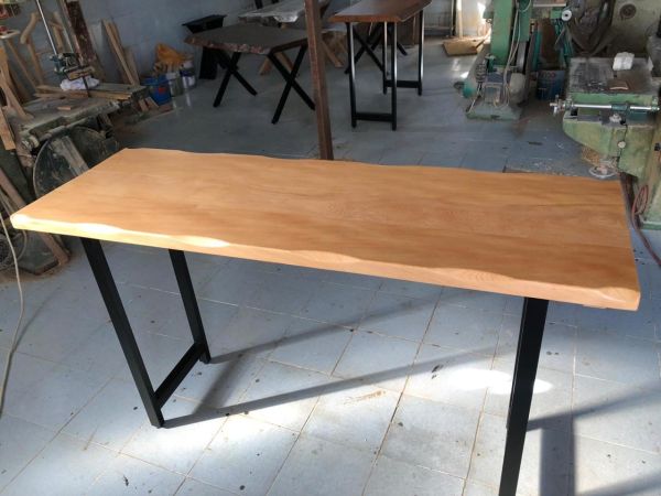 Naturel Kütük Bar Masası 200x60