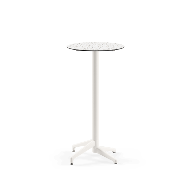 Compact Paslanmaz Yuvarlak Bar Masası 60 cm