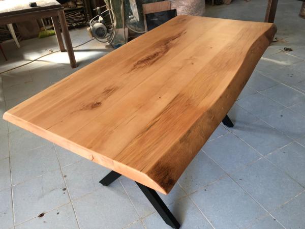 Kayın Ağacı Kütük Masa-150x90.cm