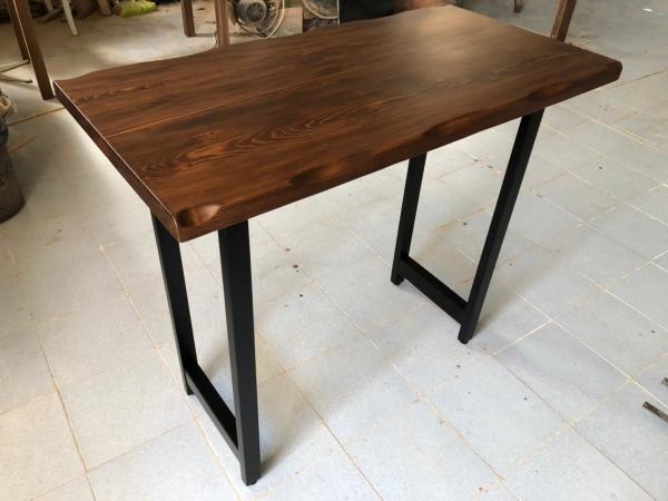 Göknar Kütük Mutfak Bar Masası 65x130 cm