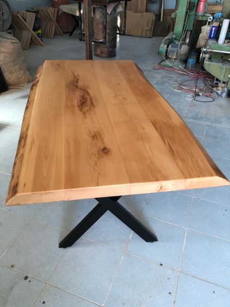 Gürgen Ağacı Kütük Masa 150x90