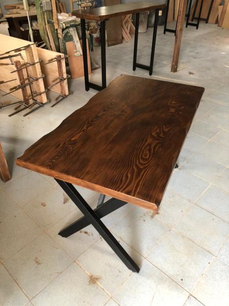 Göknar Kütük Masa 120x70 cm | Cafe ve Restoran